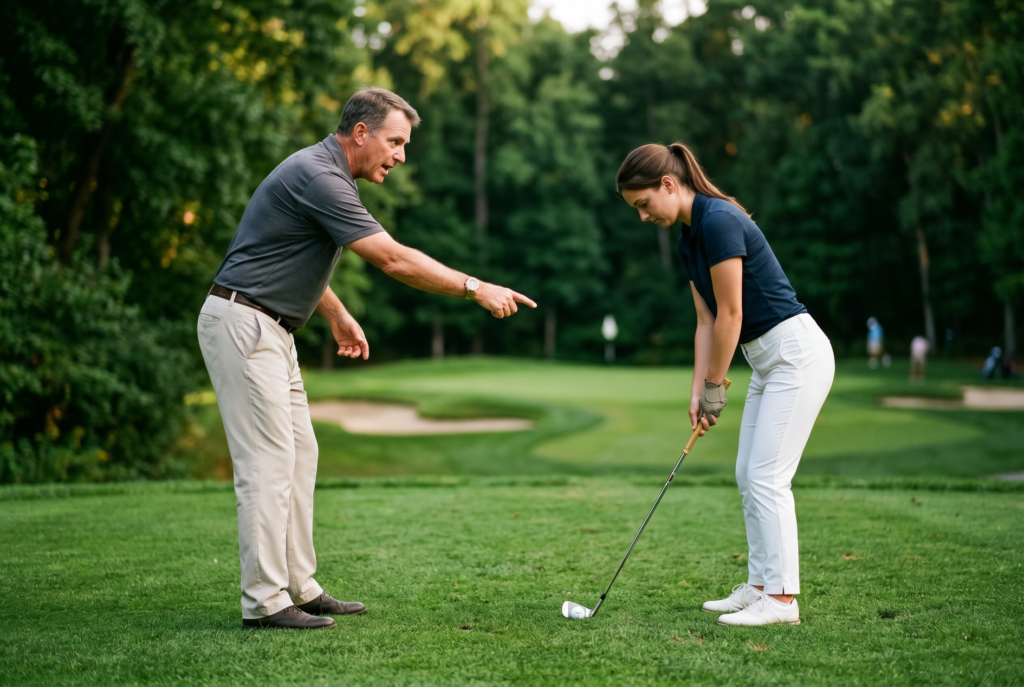 Premium coach-led practice scene with alignment and tempo focus.